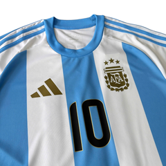 ÁO BÓNG ĐÁ ARGENTINA 2024 SÂN NHÀ CHÍNH HÃNG FAN + MESSI #10 - IP8395