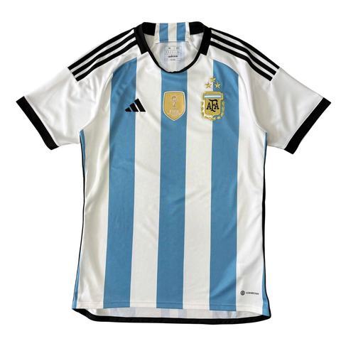 ÁO BÓNG ĐÁ ARGENTINA 2022 SÂN NHÀ CHÍNH HÃNG FAN IB3597