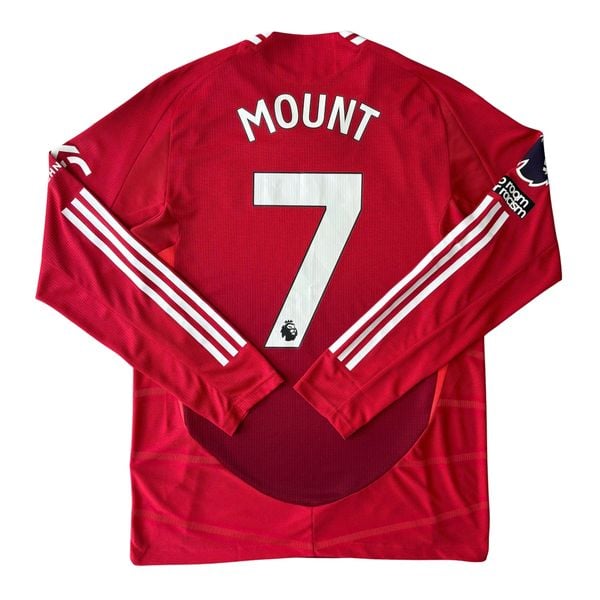 ÁO BÓNG ĐÁ MANCHESTER UNITED 24/25 SÂN NHÀ CHÍNH HÃNG PLAYER TAY DÀI - PATCH NGOẠI HẠNG ANH + MOUNT #7 - IT1988