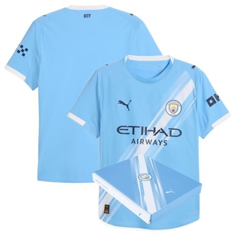 ÁO BÓNG ĐÁ MANCHESTER CITY 2025/26 SÂN NHÀ CHÍNH HÃNG PLAYER  - 780792_01 - CÓ GIFT BOX