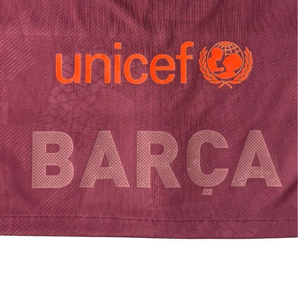ÁO BÓNG ĐÁ BARCELONA 2017/18 CHÍNH HÃNG SÂN KHÁCH THỨ BA FAN 847253-683-NAME PATCH UEFA SUAREZ