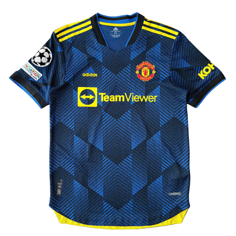 ÁO BÓNG ĐÁ MANCHESTER UNITED 2021/22 THỨ BA CHÍNH HÃNG PLAYER - PATCH C1 + RONALDO #7 - GM4617