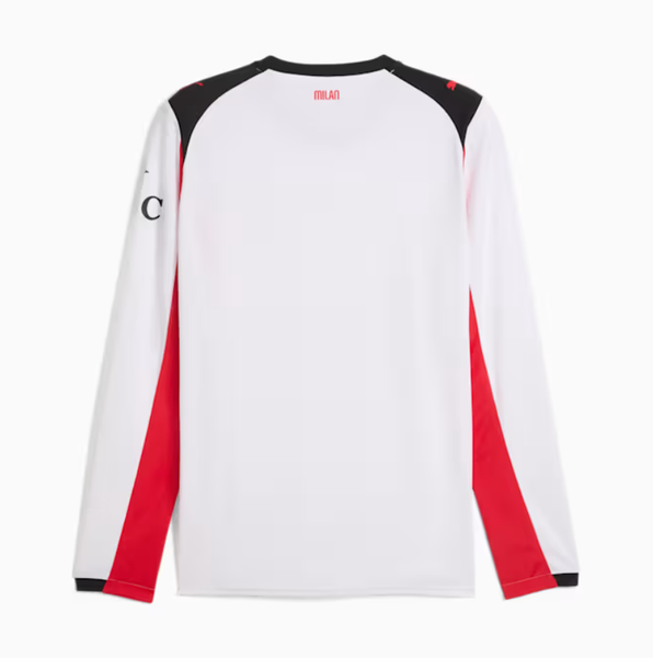 ÁO BÓNG ĐÁ AC MILAN 2025/26 CHÍNH HÃNG SÂN KHÁCH BẢN FAN TAY DÀI - 779972 02