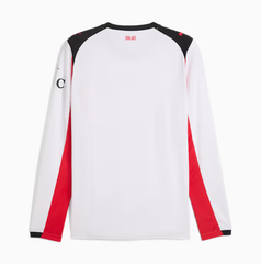 ÁO BÓNG ĐÁ AC MILAN 2025/26 CHÍNH HÃNG SÂN KHÁCH BẢN FAN TAY DÀI - 779972 02