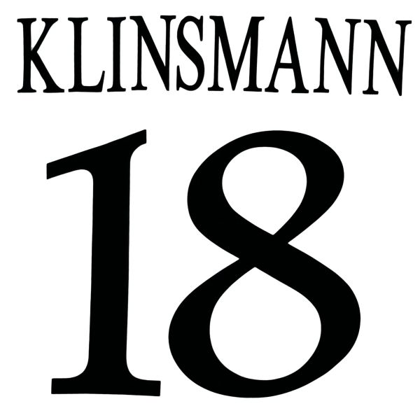 ÁO BÓNG ĐÁ ĐỘI TUYỂN ĐỨC VINTAGE 1996/97 CHÍNH HÃNG SÂN NHÀ PLAYER NAME PATCH KLINSMANN