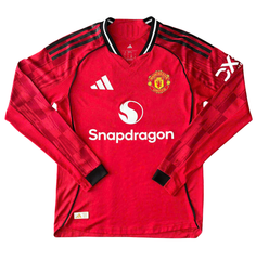 ÁO BÓNG ĐÁ MANCHESTER UNITED 2025/26 CHÍNH HÃNG SÂN NHÀ BẢN PLAYER TAY DÀI JP3022 - KHÔNG TAG