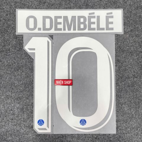 NAMESET O.DEMBÉLÉ 10 AUTHENTIC PARIS SAINT-GERMAIN SÂN NHÀ 2026/27 CUP