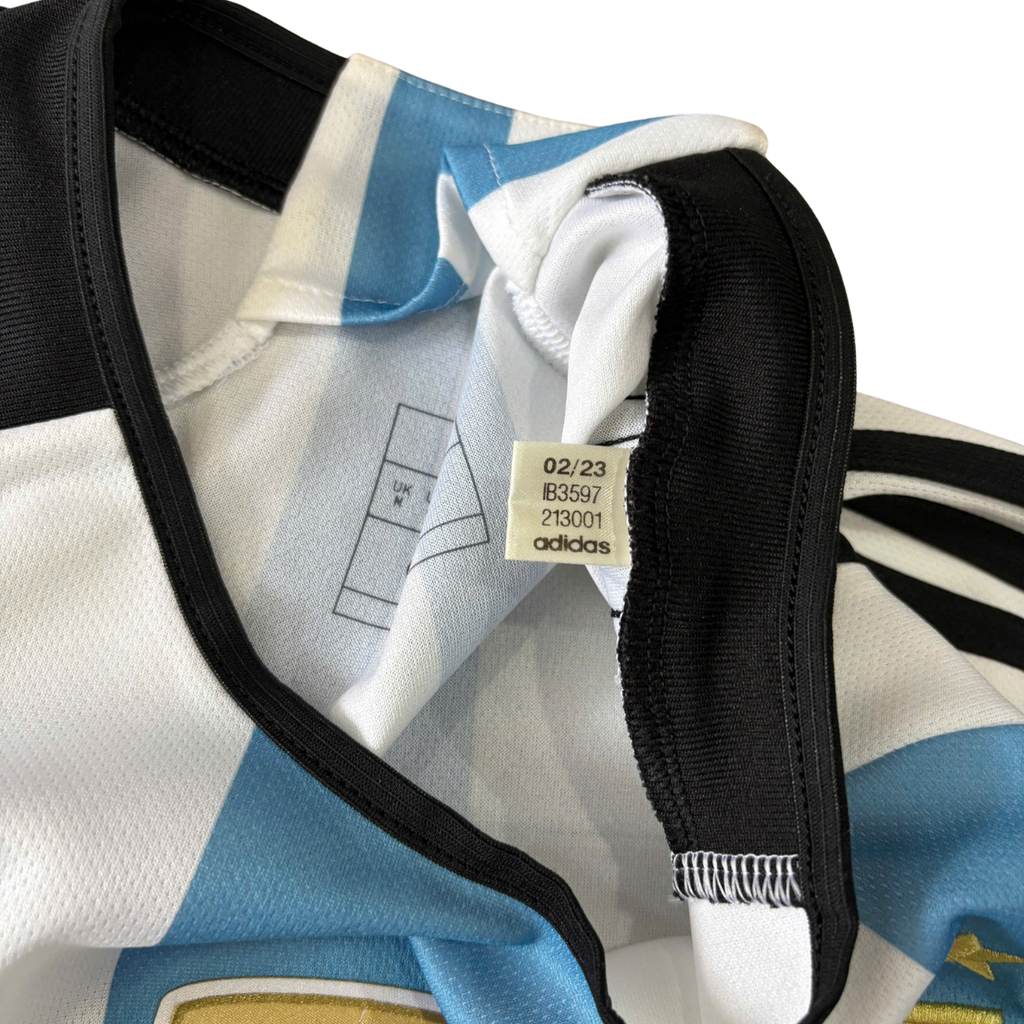 ÁO BÓNG ĐÁ ARGENTINA 2022 SÂN NHÀ CHÍNH HÃNG FAN IB3597