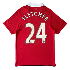 ÁO BÓNG ĐÁ MANCHESTER UNITED 2010/11 SÂN NHÀ CHÍNH HÃNG - FLETCHER #24 -- 382469-623