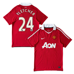 ÁO BÓNG ĐÁ MANCHESTER UNITED 2010/11 SÂN NHÀ CHÍNH HÃNG - FLETCHER #24 -- 382469-623