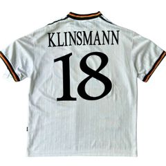 ÁO BÓNG ĐÁ ĐỘI TUYỂN ĐỨC RETRO 1996/97 CHÍNH HÃNG SÂN NHÀ PLAYER NAME PATCH KLINSMANN