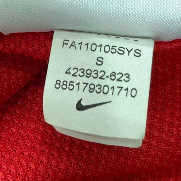 ÁO BÓNG ĐÁ MANCHESTER UNITED 2011/12 CHÍNH HÃNG SÂN NHÀ 423932-623 - NAME PATCH EUROPA LEAGUE CARRICK