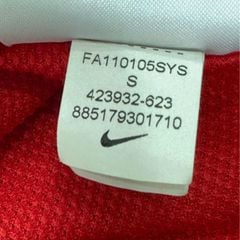 ÁO BÓNG ĐÁ MANCHESTER UNITED 2011/12 CHÍNH HÃNG SÂN NHÀ PLAYER 423932-623 - NAME PATCH EUROPA LEAGUE CARRICK