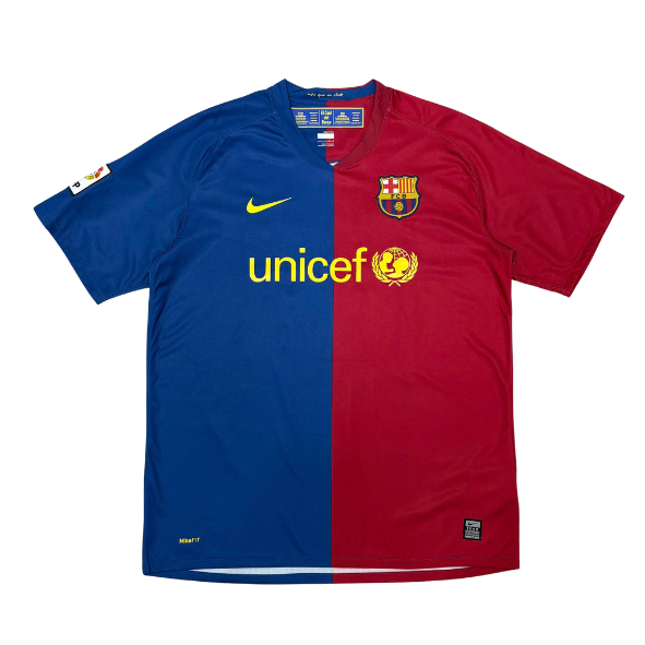 ÁO BÓNG ĐÁ BARCELONA 2008/09 SÂN NHÀ CHÍNH HÃNG - CAMPIONS 09 - 286784-655