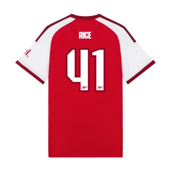NAMESET RICE 41 AUTHENTIC ARSENAL 2026/27 SÂN NHÀ CUP