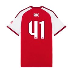 NAMESET RICE 41 AUTHENTIC ARSENAL 2026/27 SÂN NHÀ CUP