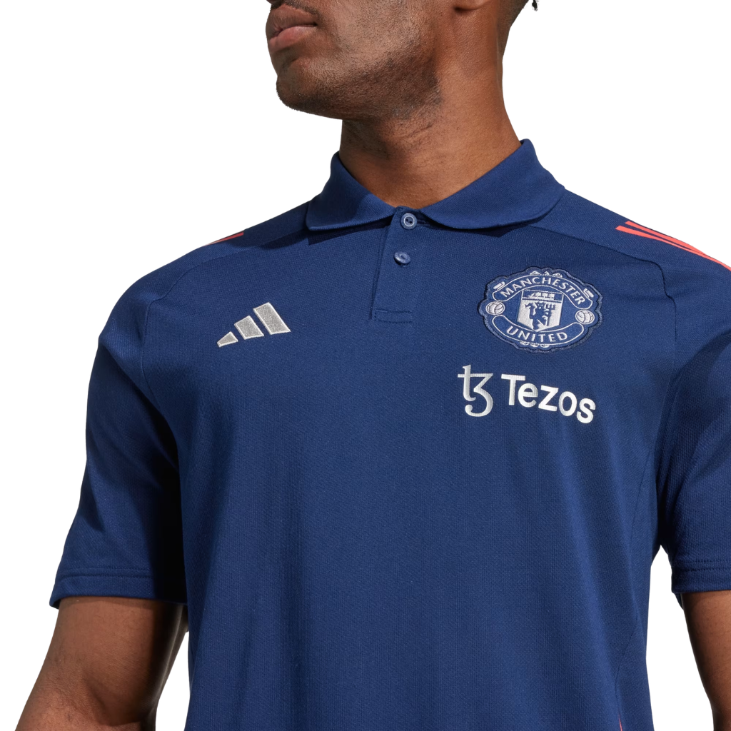 ÁO POLO MANCHESTER UNITED TIRO 24 XANH CHÍNH HÃNG - IT2028