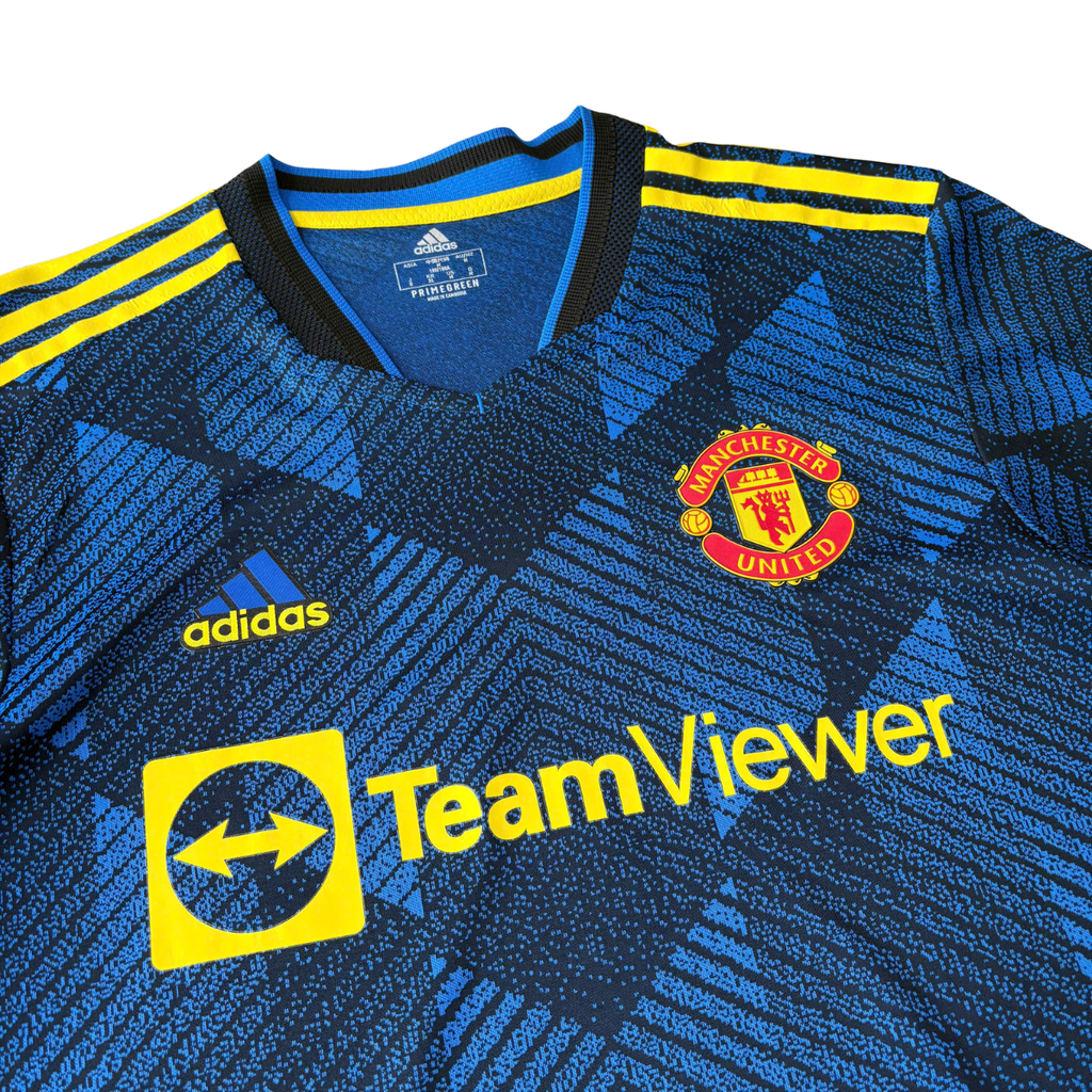 ÁO BÓNG ĐÁ MANCHESTER UNITED 2021/22 THỨ BA CHÍNH HÃNG PLAYER - PATCH C1 + RONALDO #7 - GM4617
