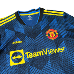 ÁO BÓNG ĐÁ MANCHESTER UNITED 2021/22 THỨ BA CHÍNH HÃNG PLAYER - PATCH C1 + RONALDO #7 - GM4617