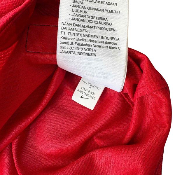 ÁO BÓNG ĐÁ MANCHESTER UNTED 2012/13 SÂN NHÀ CHÍNH HÃNG - PATCH NGOẠI HẠNG ANH & VIDIC #15 + CHỮ KÍ -- 479278-623