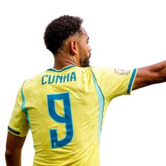 NAMESET CUNHA 9 AUTHENTIC BRAZIL WC2026 SÂN NHÀ