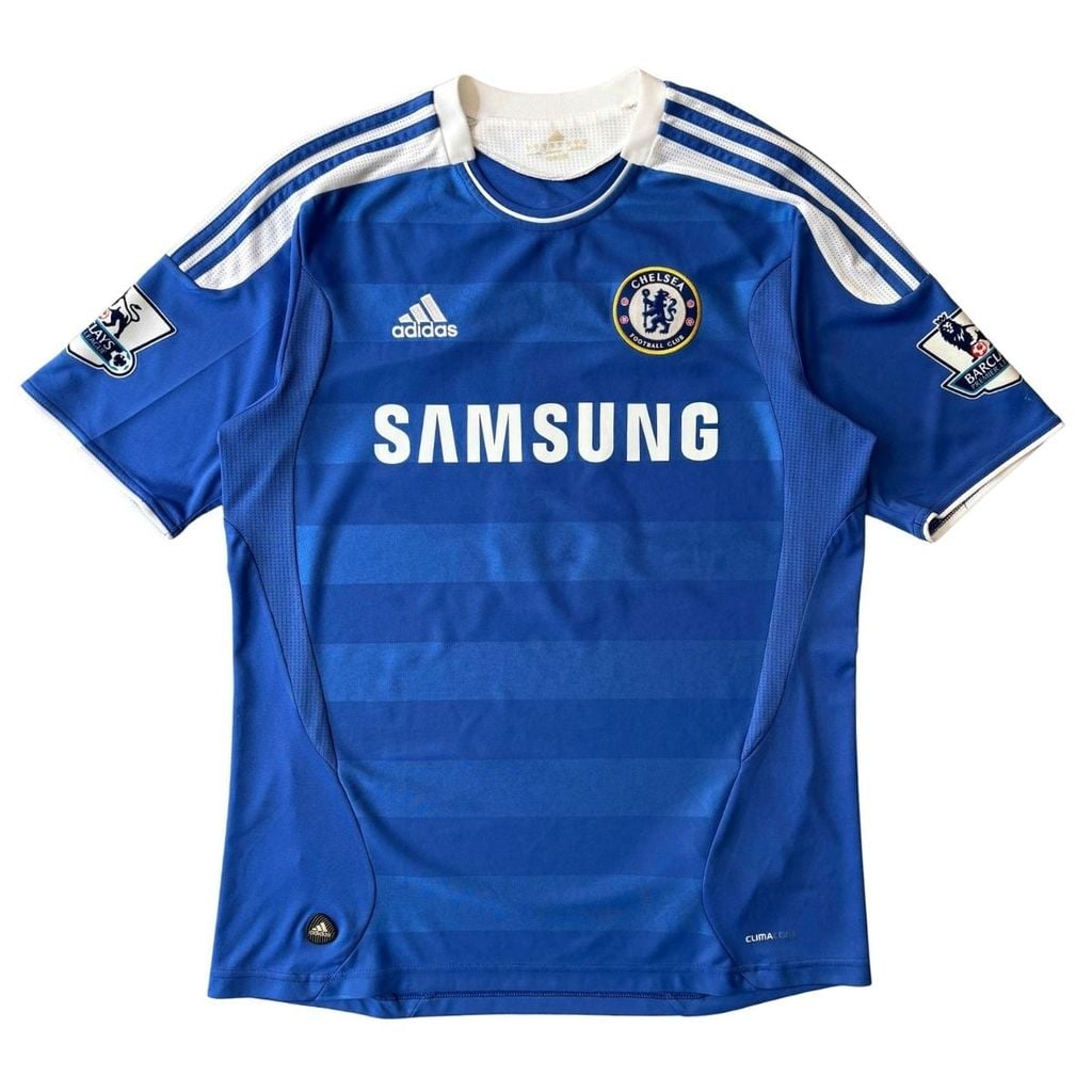 ÁO BÓNG ĐÁ CHELSEA 2011/12 SÂN NHÀ CHÍNH HÃNG - PATCH NGOẠI HẠNG ANH + LAMPARRD #8 - V13927