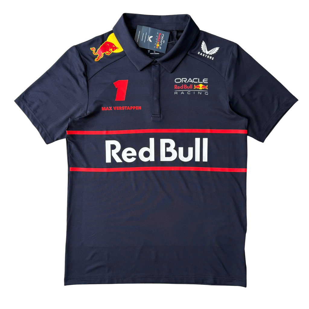 ÁO POLO F1 RED BULL RACING 2025 MAX VERSTAPPEN CHÍNH HÃNG CASTORE TM10296-020