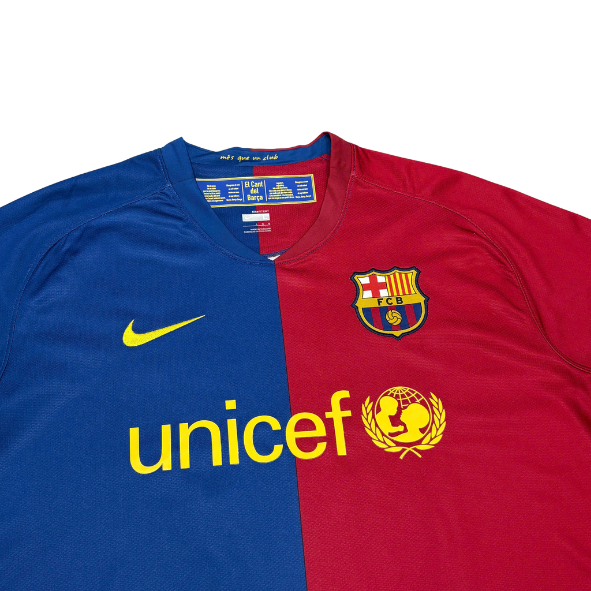 ÁO BÓNG ĐÁ BARCELONA 2008/09 SÂN NHÀ CHÍNH HÃNG - CAMPIONS 09 - 286784-655