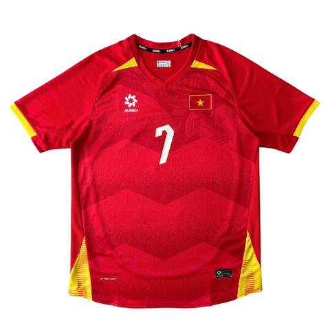 ÁO BÓNG ĐÁ VIỆT NAM 2025 SÂN NHÀ CHÍNH HÃNG PLAYER - N.DINH BAC #7 - MJ-A4040-03