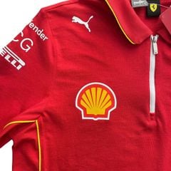 ÁO POLO F1 SCUDERIA FERRARI TEAM 2025 FAN AUTHENTIC - 763602 - 01