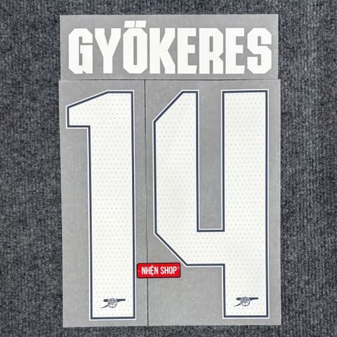 NAMESET GYÖKERES 14 AUTHENTIC ARSENAL SÂN NHÀ 2025/26 CUP