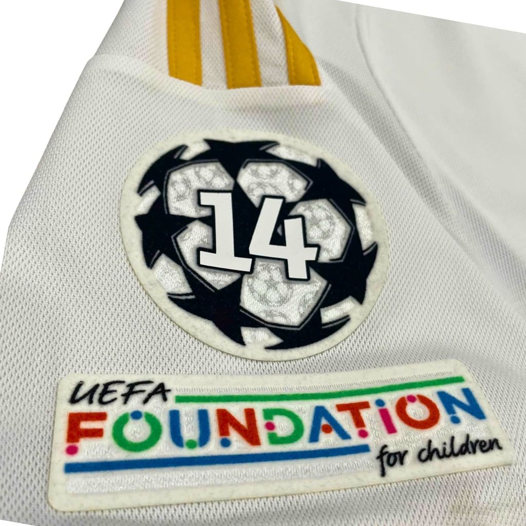 ÁO BÓNG ĐÁ REAL MADRID SÂN NHÀ 2023/24 BẢN FAN - HR3796 ( FULL NAMESET VINICIUS-7, PATCH C1, SPONSOR, MATCH DETAILS)
