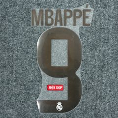 NAMESET MBAPPÉ 9 AUTHENTIC REAL MADRID SÂN NHÀ 2025/26 FIFA CLUB WORLD CUP