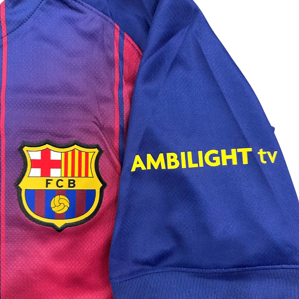 ÁO BÓNG ĐÁ BARCELONA 2025/26 SÂN NHÀ CHÍNH HÃNG FAN HJ4590-456