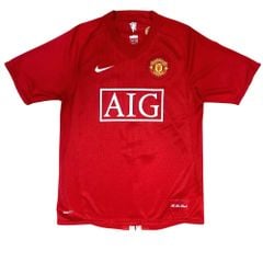 ÁO BÓNG ĐÁ MANCHESTER UNITED 2007/09 SÂN NHÀ CHÍNH HÃNG – NAMESET RONALDO – 237924-666