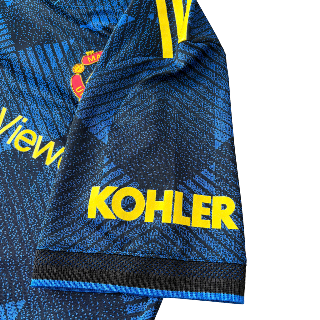 ÁO BÓNG ĐÁ MANCHESTER UNITED 2021/22 THỨ BA CHÍNH HÃNG PLAYER - PATCH C1 + RONALDO #7 - GM4617