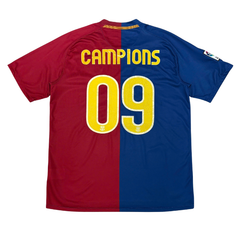 ÁO BÓNG ĐÁ BARCELONA 2008/09 SÂN NHÀ CHÍNH HÃNG - CAMPIONS 09 - 286784-655