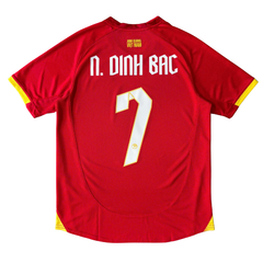 ÁO BÓNG ĐÁ VIỆT NAM 2025 SÂN NHÀ CHÍNH HÃNG PLAYER - N.DINH BAC #7 - MJ-A4040-03
