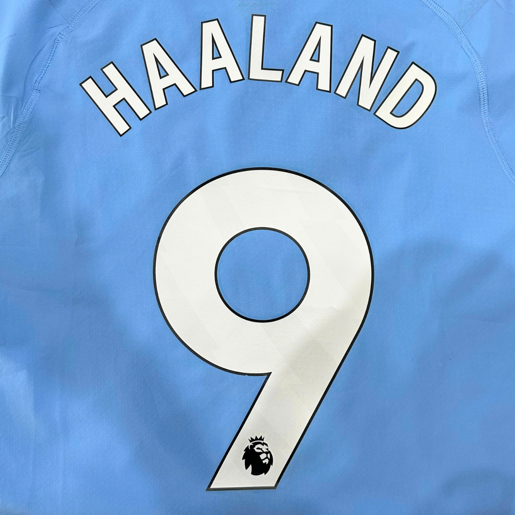 ÁO BÓNG ĐÁ MANCHESTER CITY 2023/24 SÂN NHÀ CHÍNH HÃNG BẢN PLAYER NAMESET HAALAND 9 - 770437 01