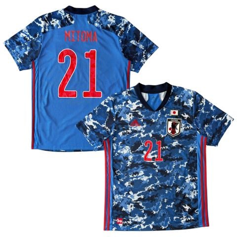 ÁO BÓNG ĐÁ NHẬT BẢN 2020 SÂN NHÀ CHÍNH HÃNG FAN + MITOMA #21 - ED7350