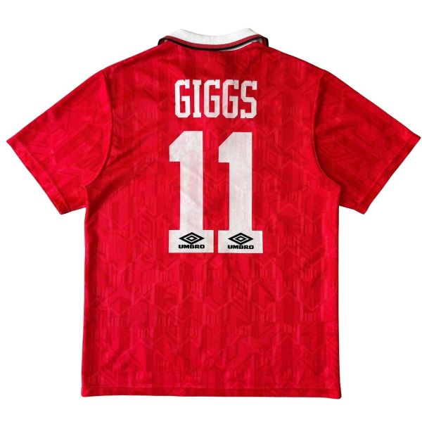 ÁO BÓNG ĐÁ MANCHESTER UNITED 1992/94 SÂN NHÀ CHÍNH HÃNG - GIGGS #11