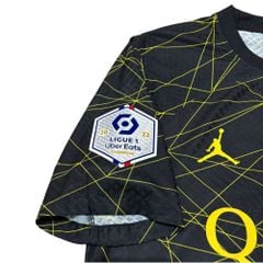 ÁO BÓNG ĐÁ PSG 2022/23 THỨ TƯ CHÍNH HÃNG PLAYER - PATCH LIGUE ONE + MBAPPÉ -- DR3797-010