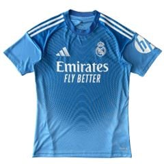 ÁO BÓNG ĐÁ REAL MADRID 2025/26 THỦ MÔN SÂN NHÀ CHÍNH HÃNG FAN - JP4178