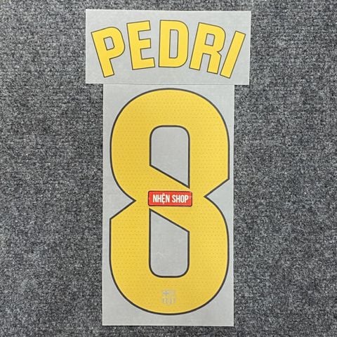 NAMESET PEDRI 8 AUTHENTIC BARCELONA 26/27 SÂN NHÀ LALIGA