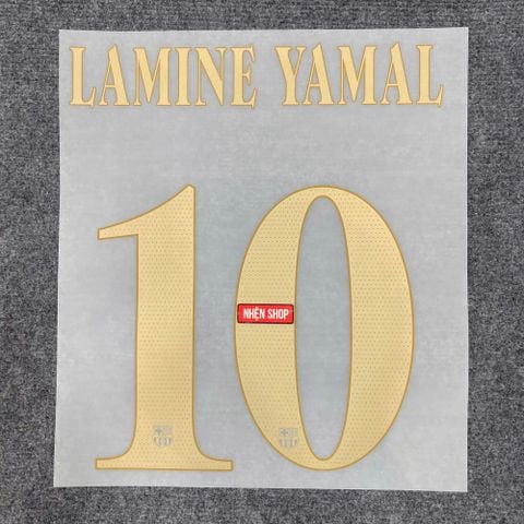 NAMESET LAMINE YAMAL 10 AUTHENTIC BARCELONA SÂN KHÁCH 2026/27 CUP