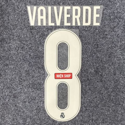 NAMESET VALVERDE 8 AUTHENTIC REAL MADRID SÂN KHÁCH 2026/27 UCL