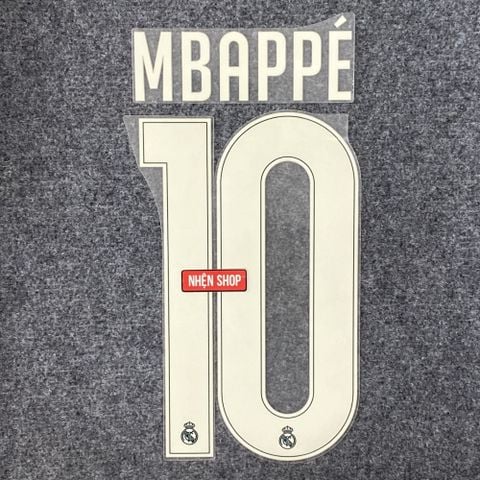 NAMESET MBAPPÉ 10 AUTHENTIC REAL MADRID SÂN KHÁCH 2026/27 UCL