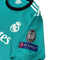 ÁO BÓNG ĐÁ REAL MADRID 2021/22 THỨ BA CHÍNH HÃNG PLAYER + PATCH UCL - HA0088