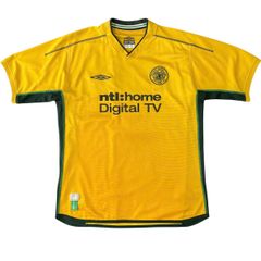 ÁO BÓNG ĐÁ CELTIC 2002/03 SÂN KHÁCH CHÍNH HÃNG FAN (KHÔNG TAG) - 10/10