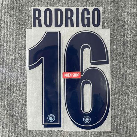 NAMESET RODRIGO 16 AUTHENTIC MANCHESTER CITY SÂN NHÀ 2025/26 CUP